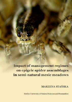 Book cover Impact of management regimes on epigeic spider assemblages in semi-natural mesic meadows
